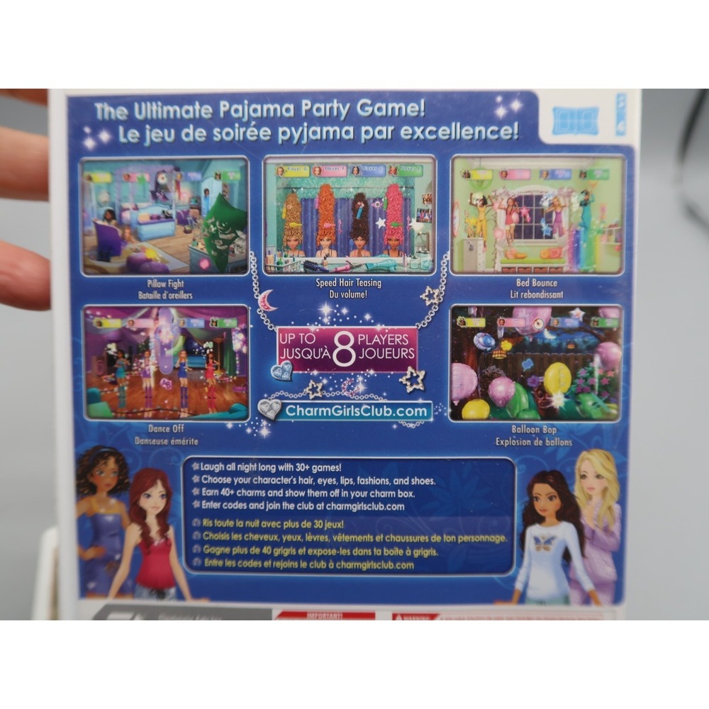 WII Charm Girls Club: Pajama Party CIB & Jewel Quest Trilogy With Manuals Lot - Picture 3 of 4